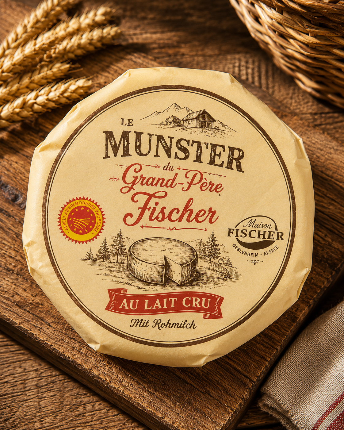 Munster lait cru 200g