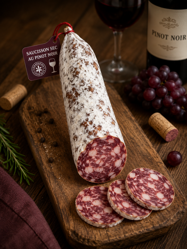 Saucisson au pinot noir