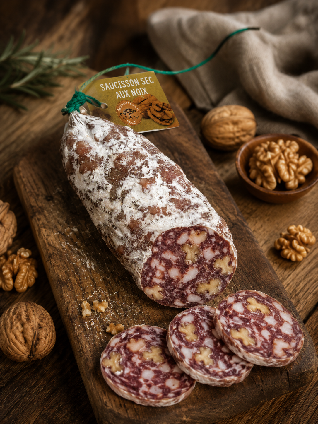 Saucisson aux noix