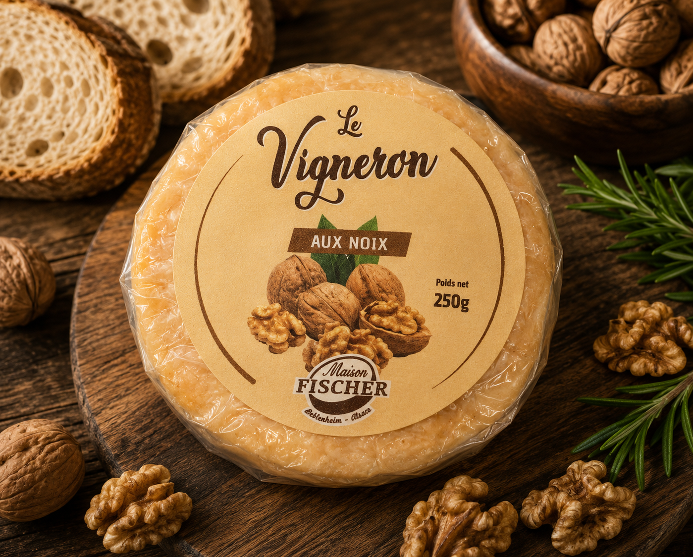 Munster aux noix 220g