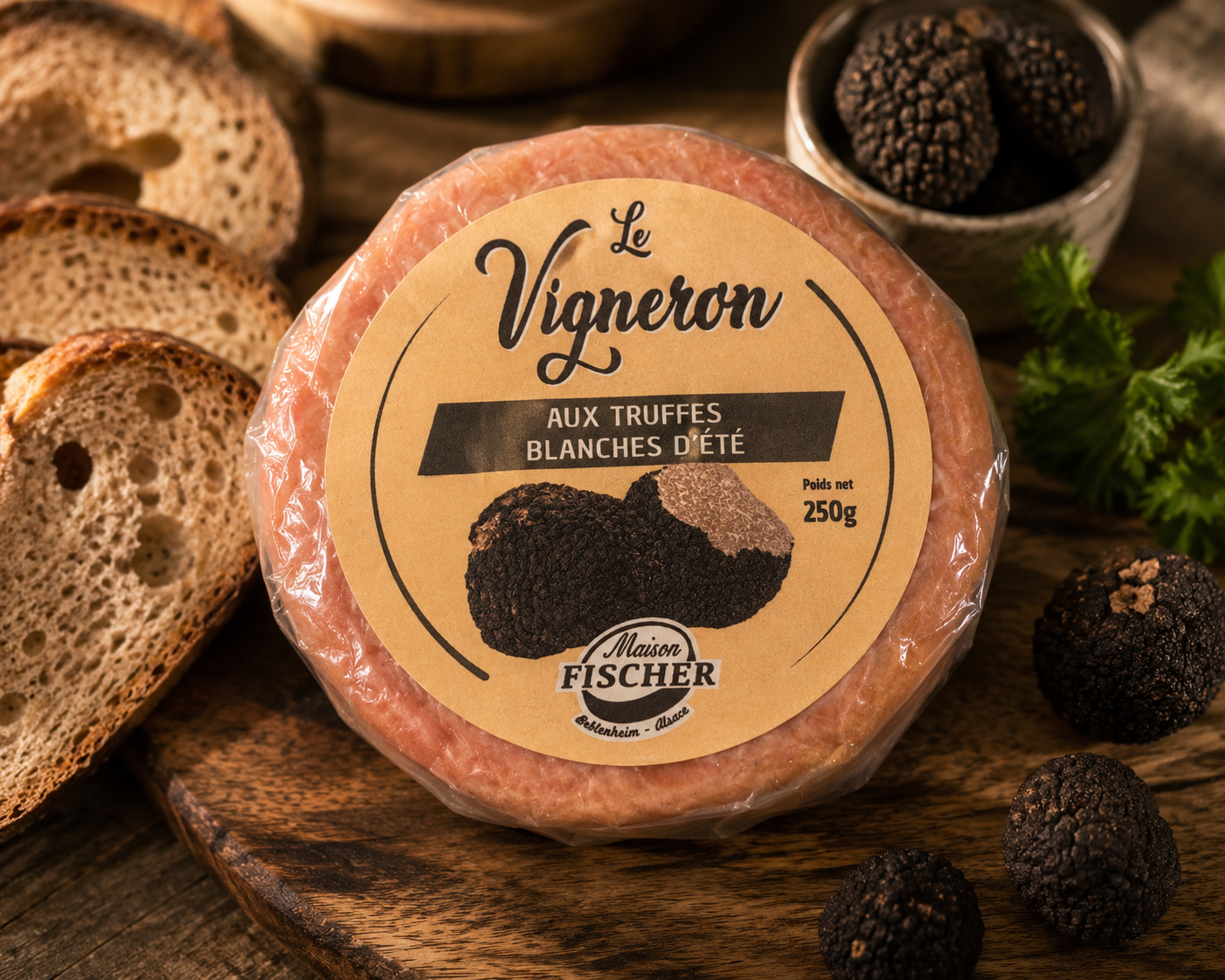 Munster a la truffe blanche d’été 220g
