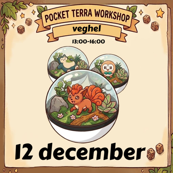 Workshop: BYO Pocket Terra zaterdag 12 december (veghel)