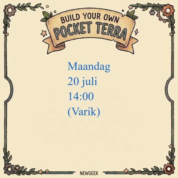 Workshop: Maandag 20 juli 19:00 (varik)