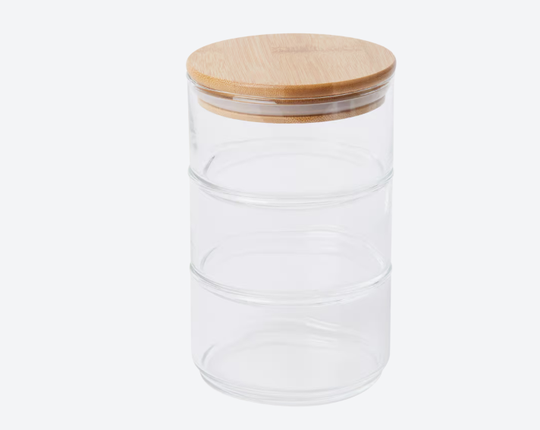 Voorraad pot 3 lagen (Custom houtbranden)