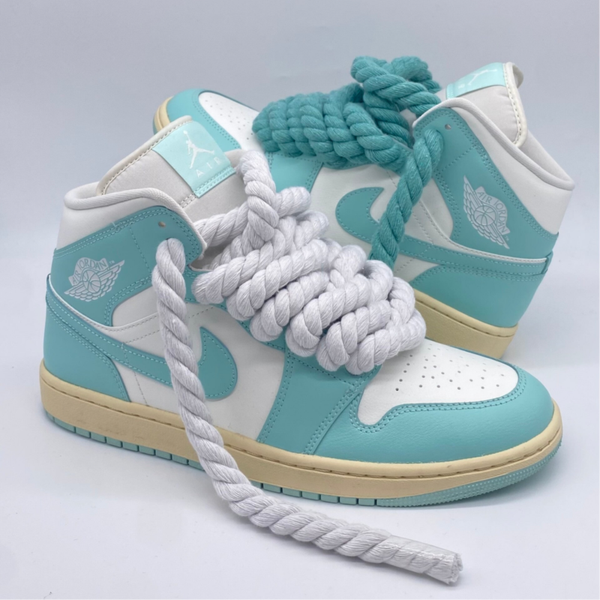 Jordan 1 Mid Turbo Green x Rope