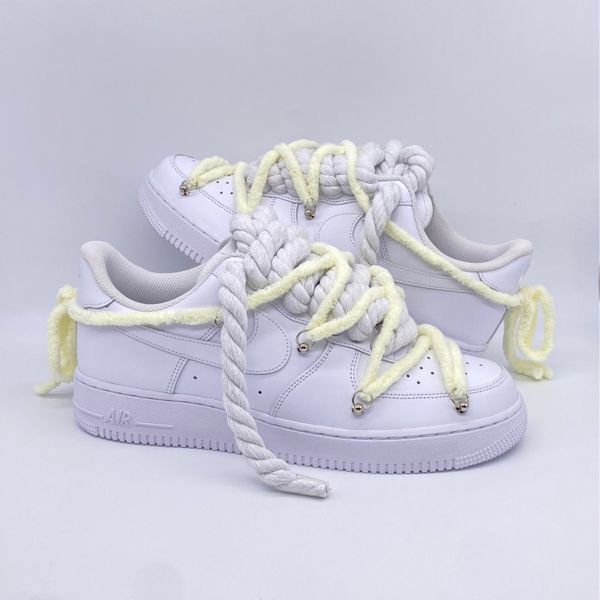 Air Force 1 x Double Lace Vanilla Cream