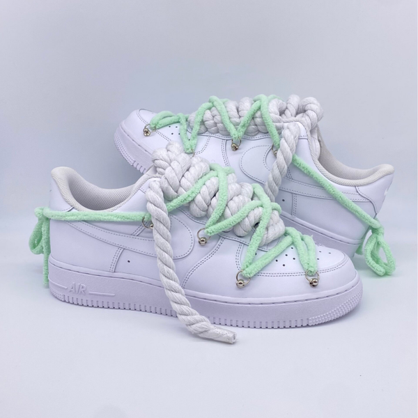 Air Force 1 x Double Lace Mint