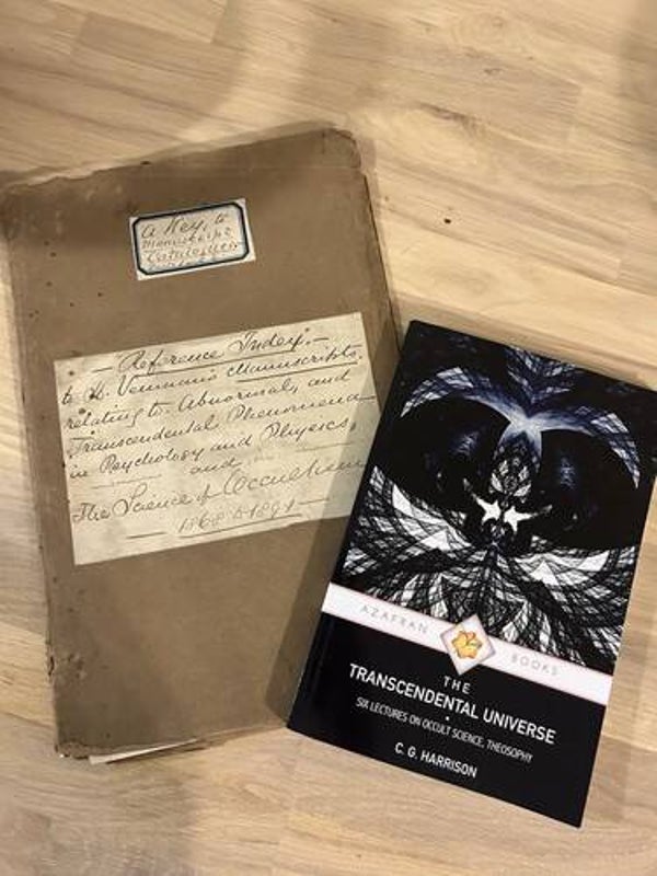 C G Harrison The Transcendental Universe Antique Manuscript (part) Occult