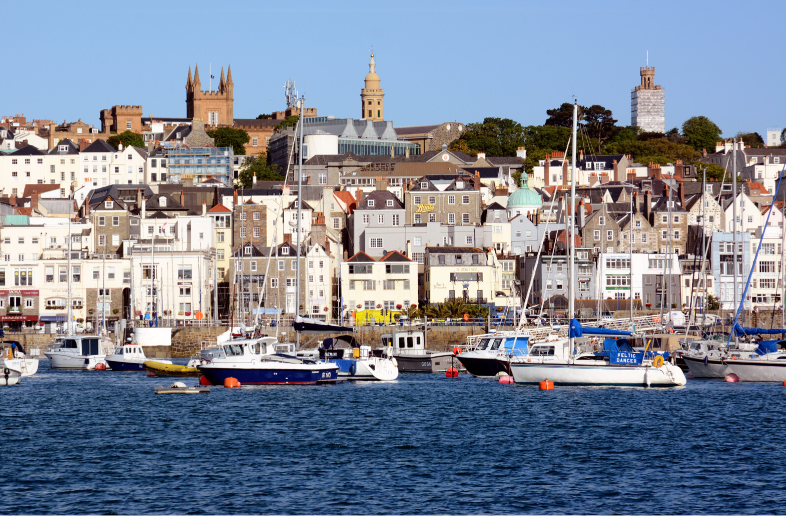 waterfront view of guernsey