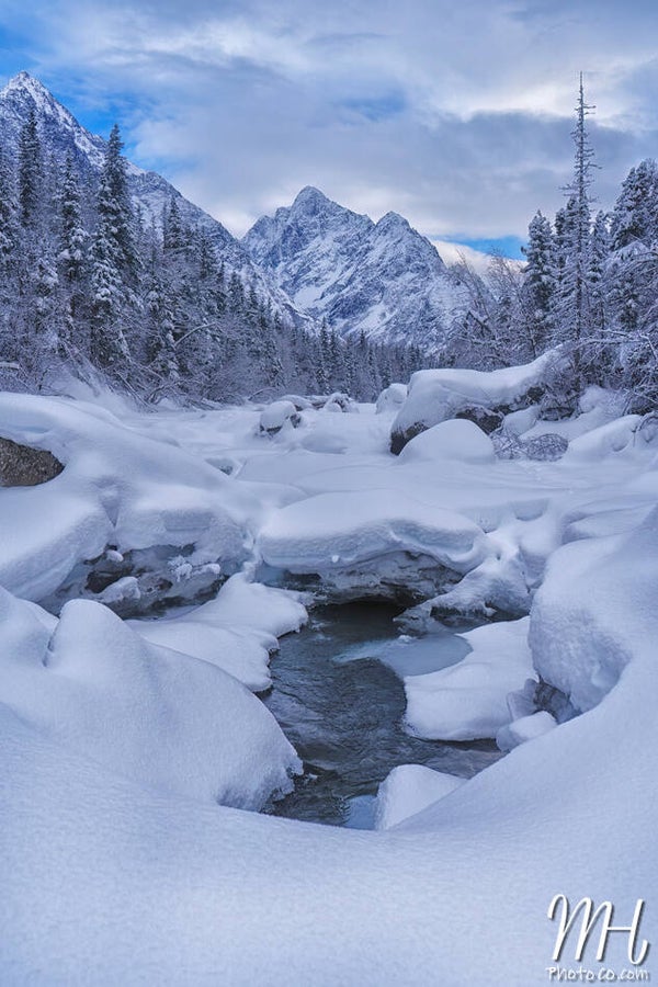 An Alaskan Snowglobe