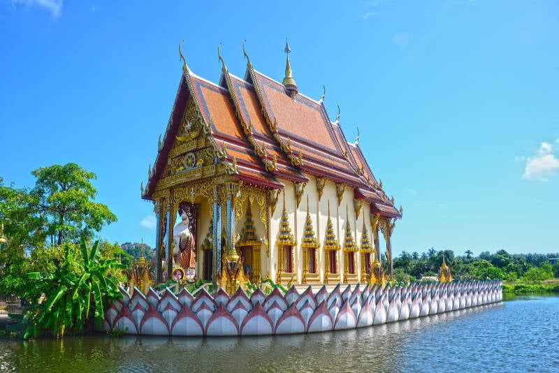 floating temple koh samui