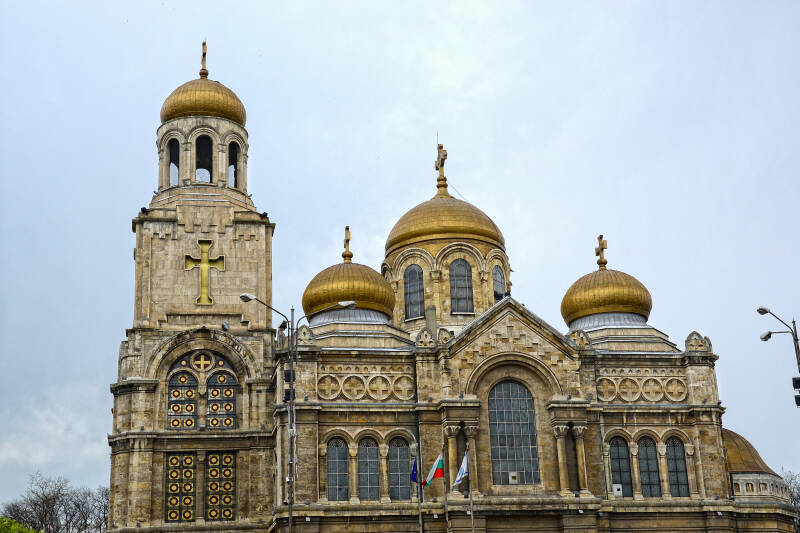 best architecture bulgaria cathedral of assumption of the virgin