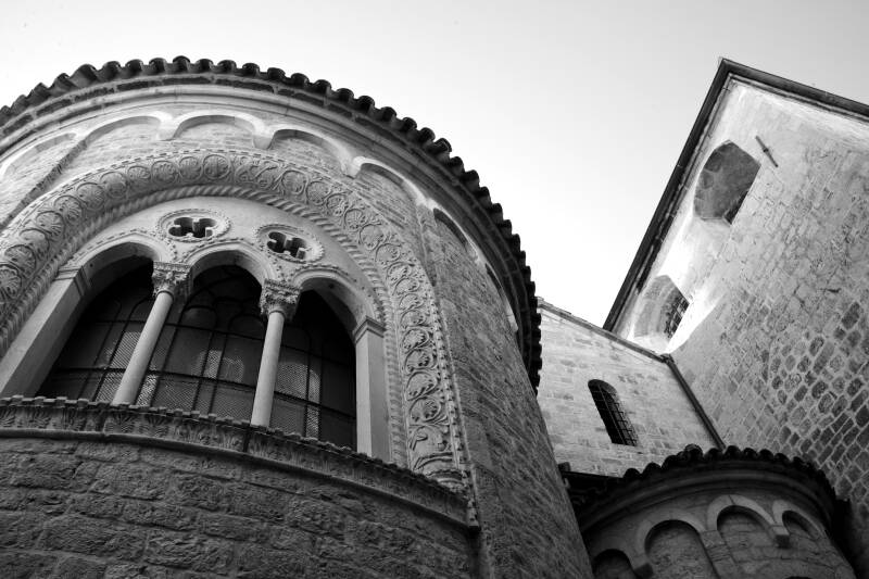 black and white medievil kotor montenegro