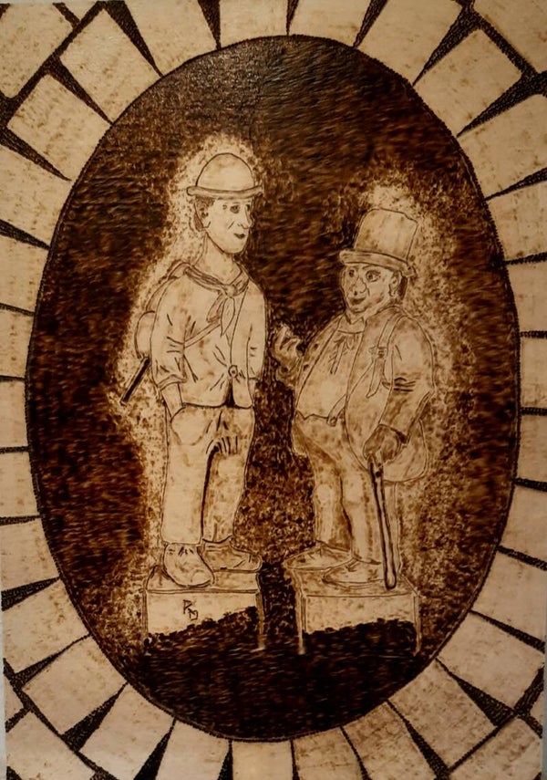 ZWEI HANDWERKSBURSCHEN