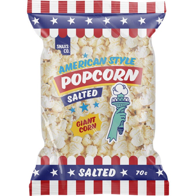 American style saltade popcorn