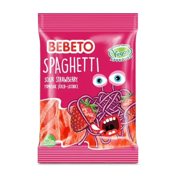 Bebeto spaghetti sour strawberry