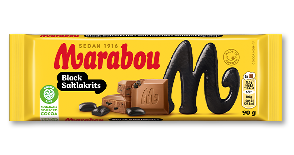 Marabou black saltlakrits