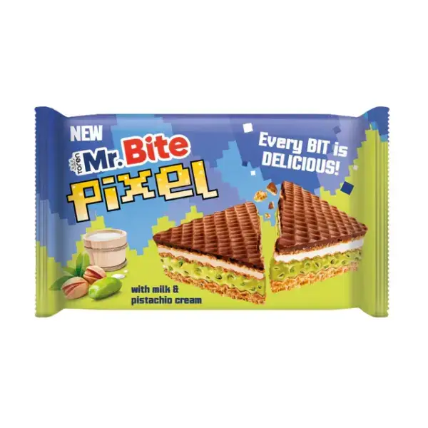 Mr.Bite pixel milk/hazelnut cream