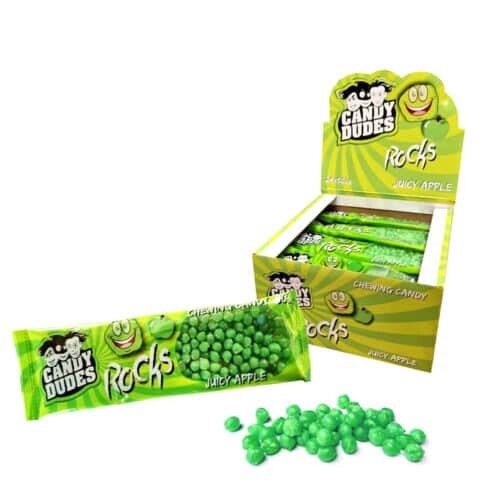Candy dudes rocks juicy apple