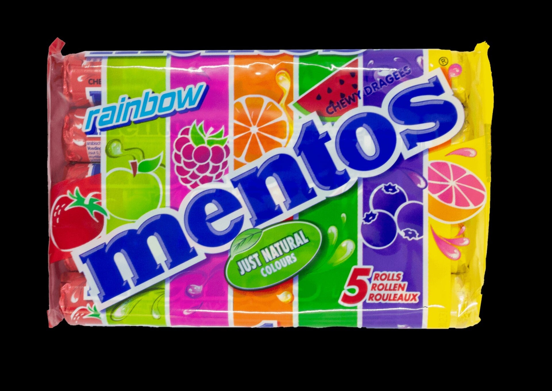 Mentos rainbow