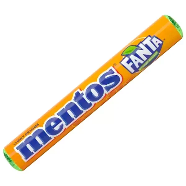 Mentos fanta orange flavor