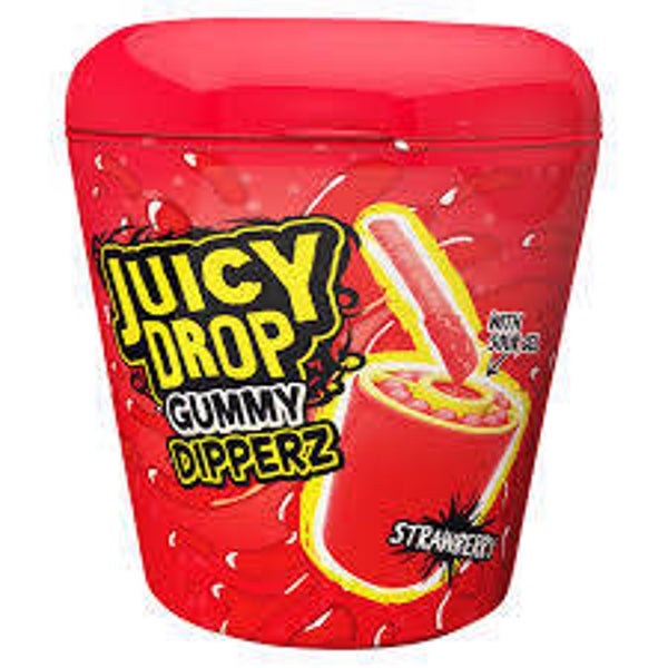 Juicy drop gummy dipperz strawberry