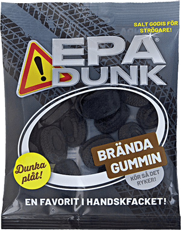 Epa dunk brända gummin