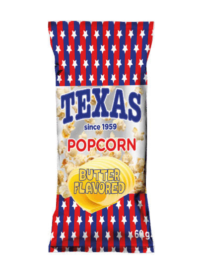Texas popcorn butter flavored