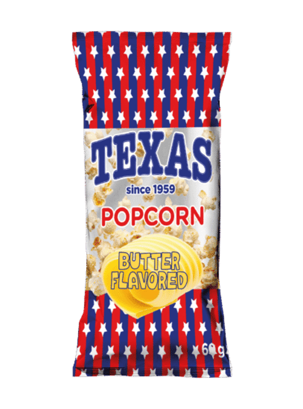 Texas popcorn butter flavored