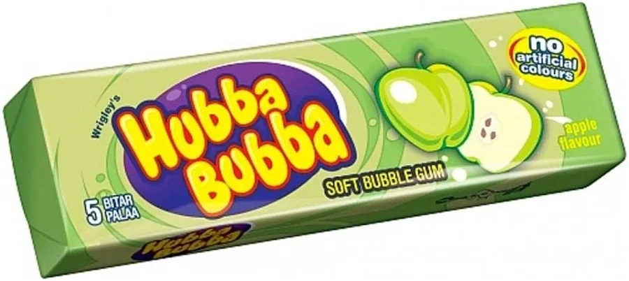 Hubba bubba bubble gum apple