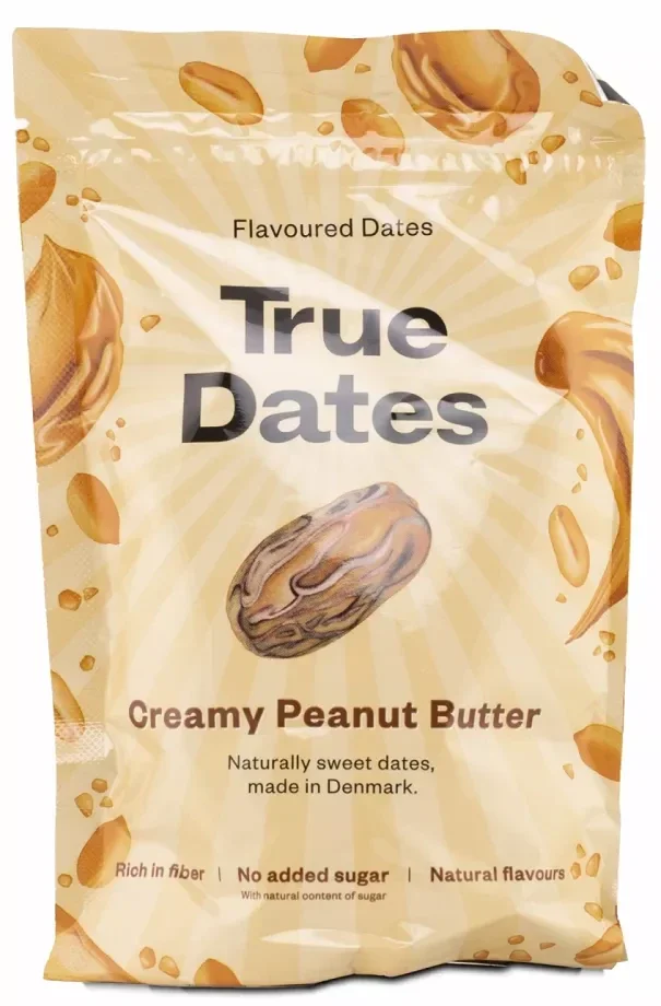 True dates creamy peanut butter sockerfri/vegan