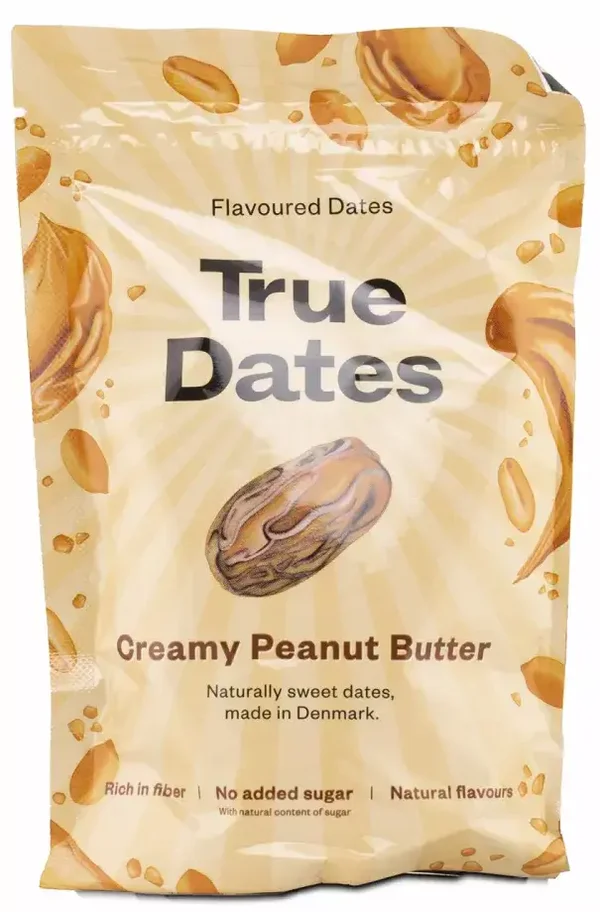 True dates creamy peanut butter sockerfri/vegan