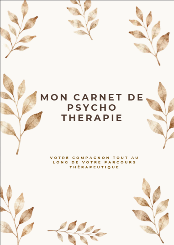 Carnet de psychothérapie général