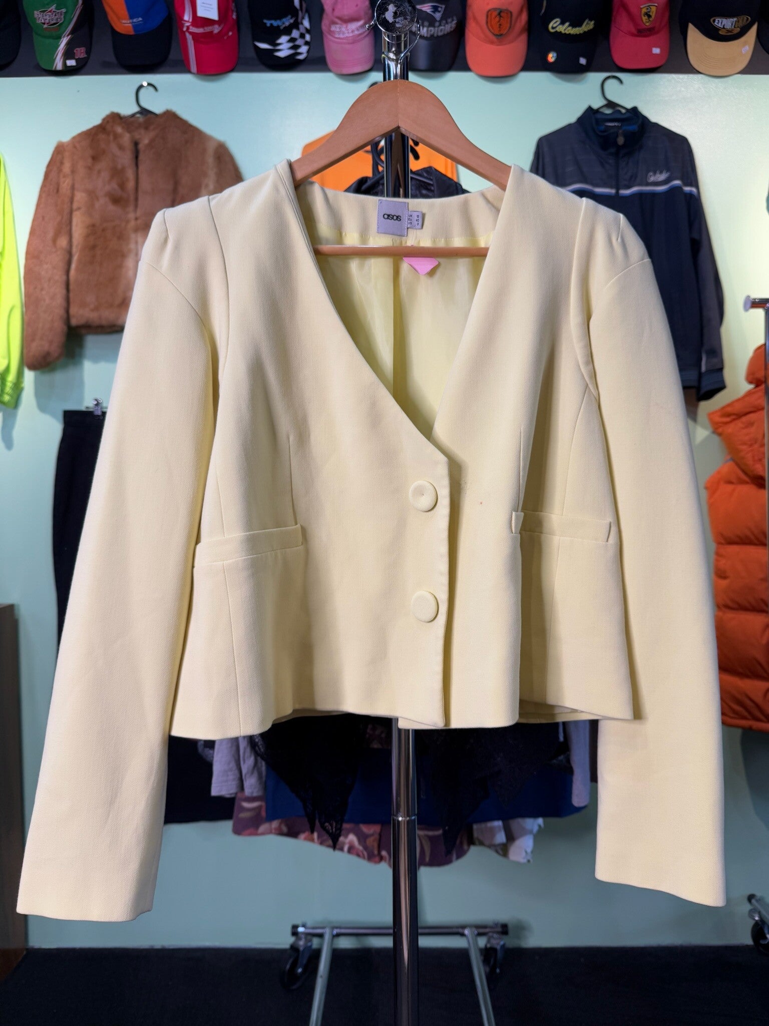 ASOS Women's Yellow Blazer