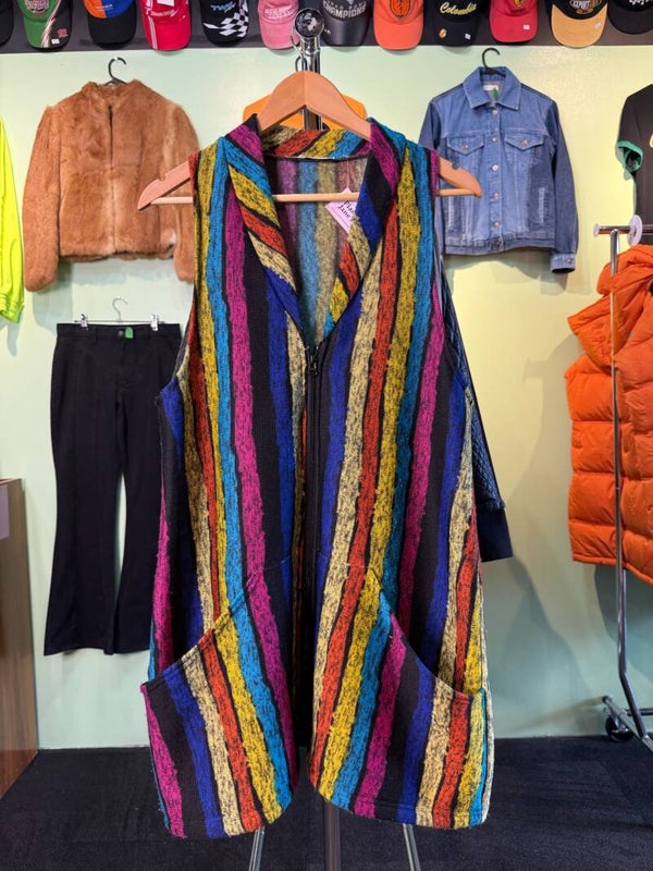 Vintage Barr Originals Long Knit Vest – Made in Invercargill, NZ