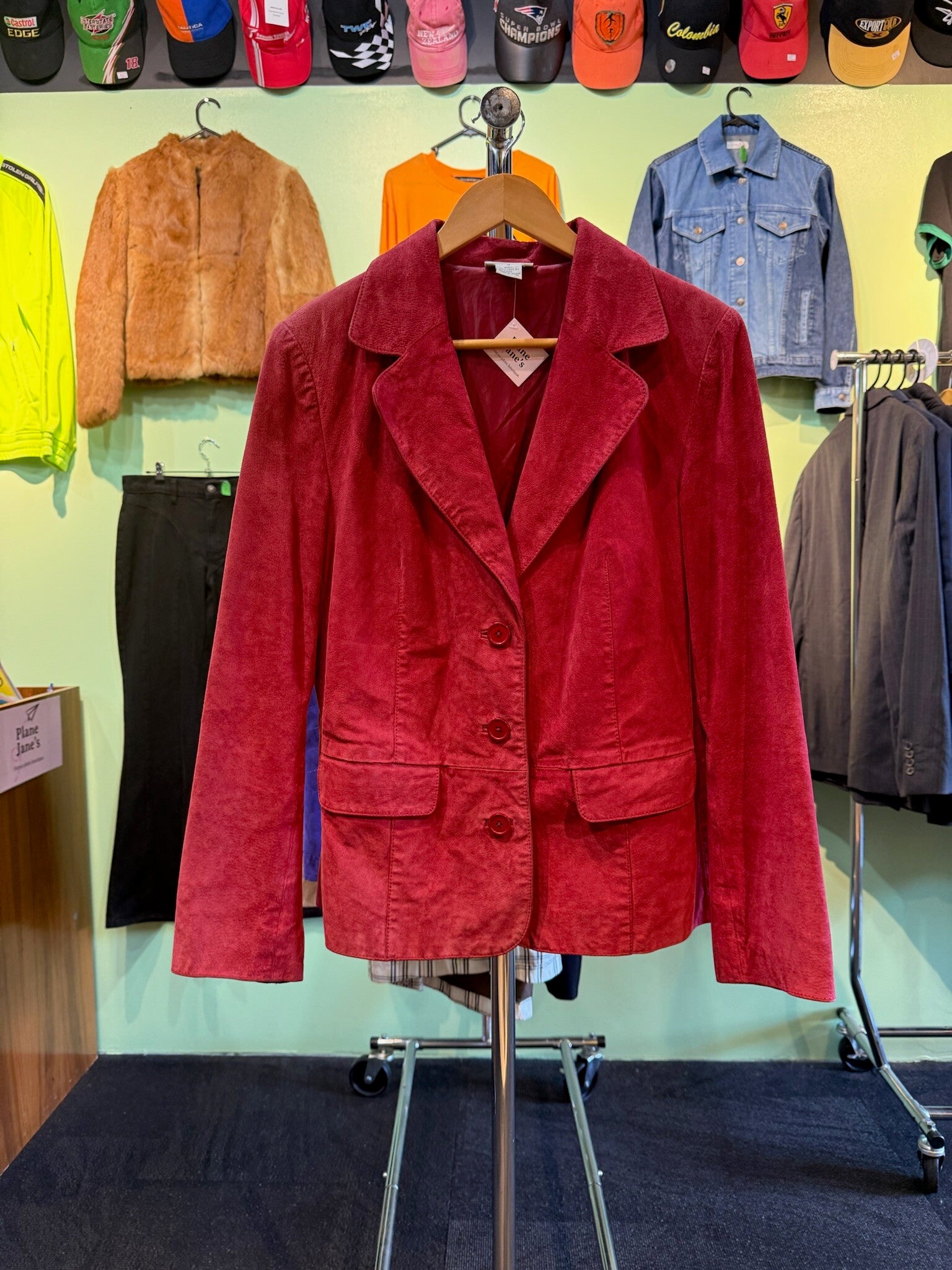 Capture Red Leather Women's Jacket