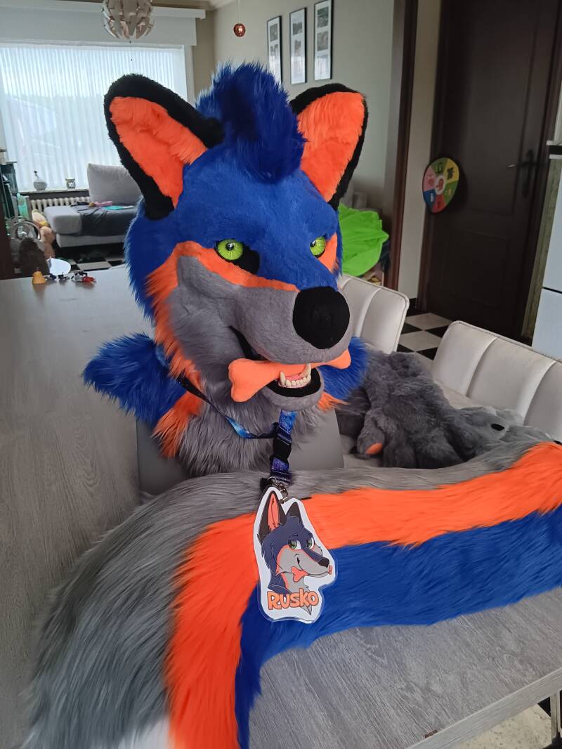 Cute bone prop and badge! Badge made by blossemnightcreations (insta)