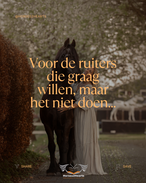 E-book: voor ruiters die willen maar het niet doen