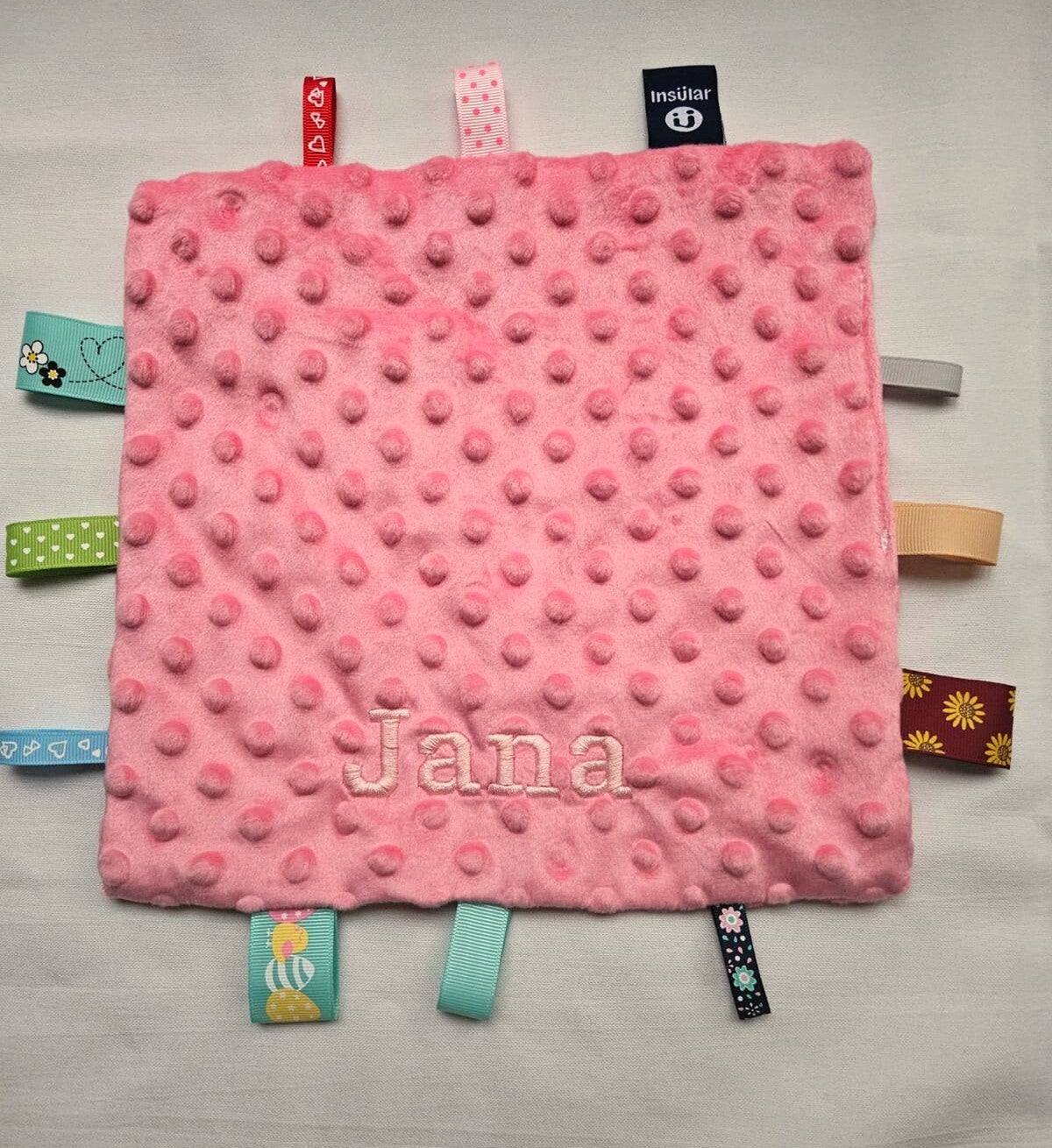 Knuffeldoek/speendoek Roze