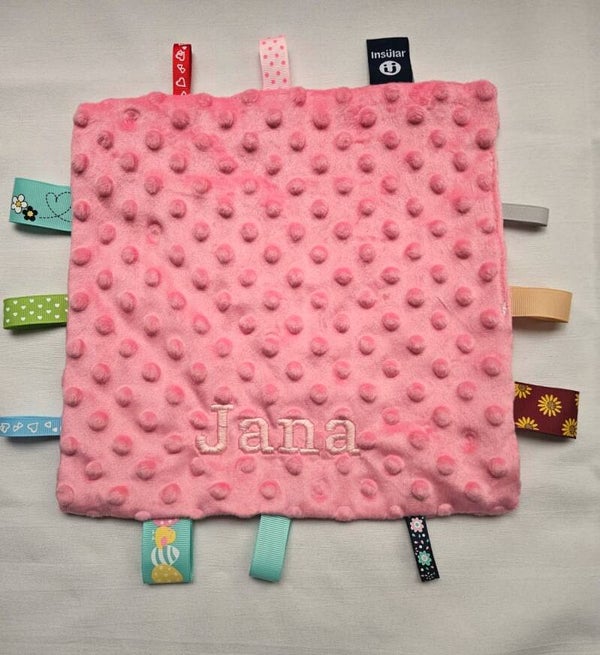Knuffeldoek/speendoek Roze