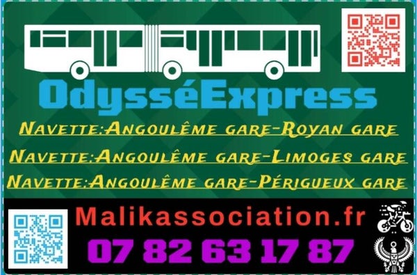 🎟 Bus Angoulême gare>Limoges gare