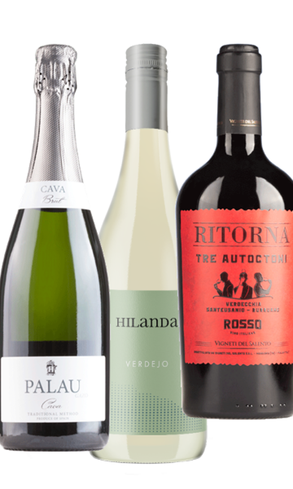 Mix van wijnen - 6 flessen