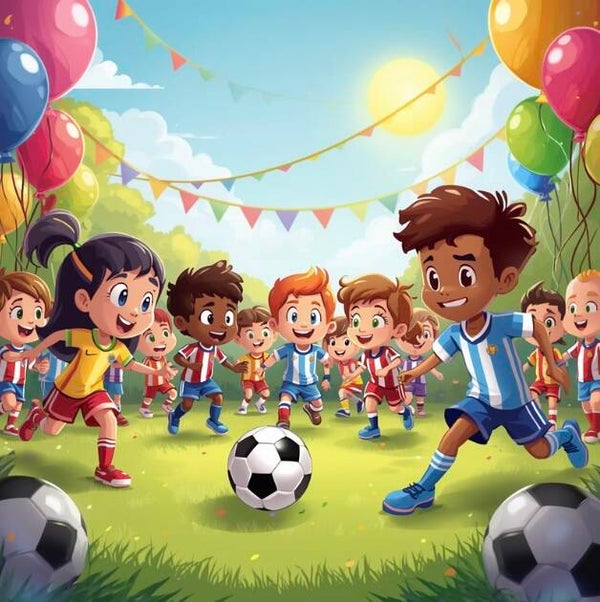 Voetbal kinderfeestje