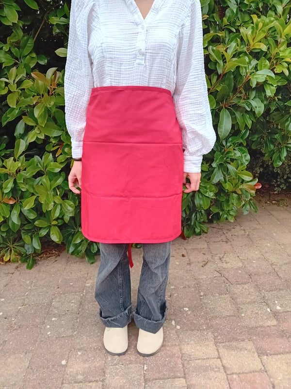 Tabliers demi chef gris