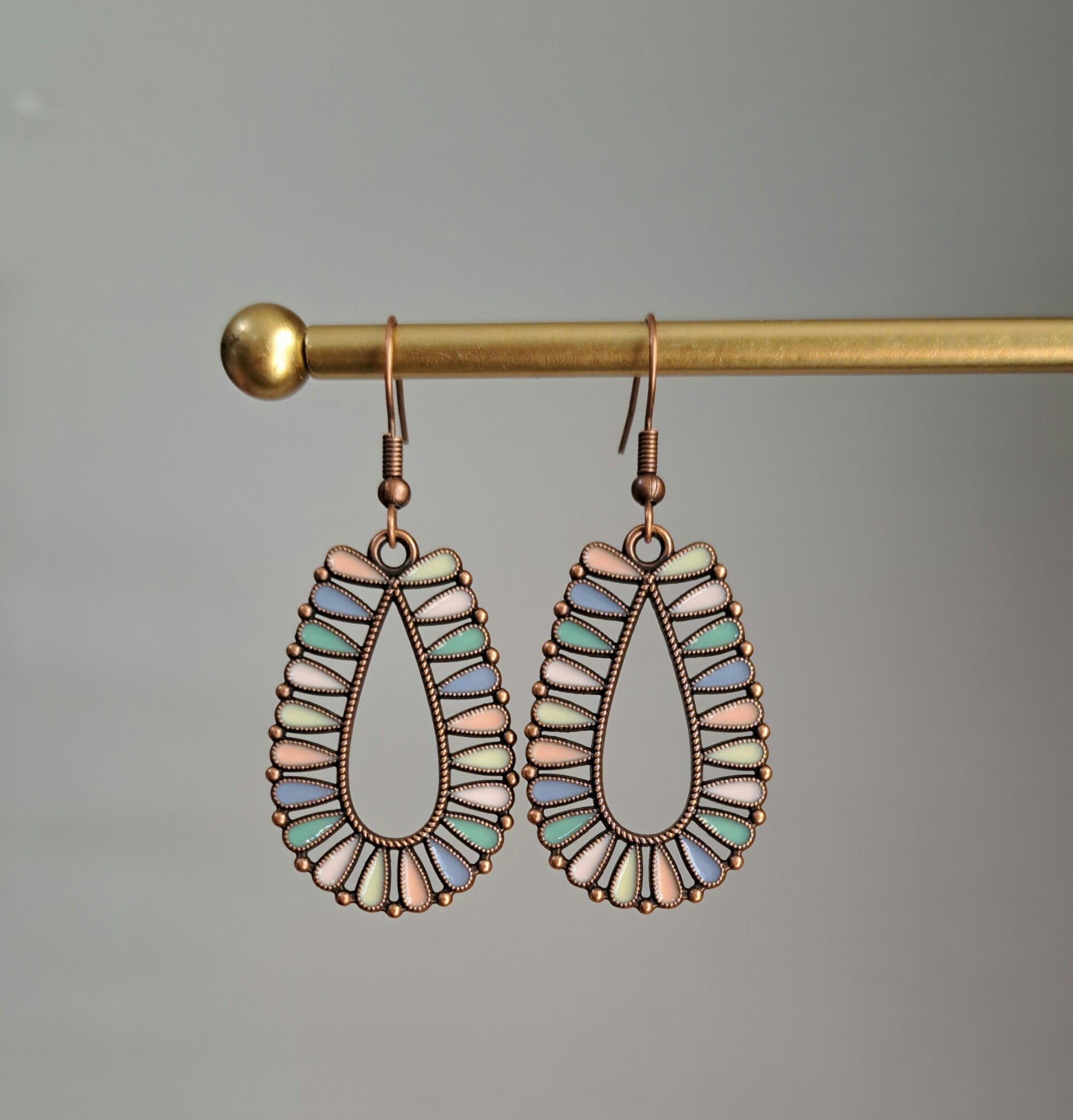 Boho pastel kleuren