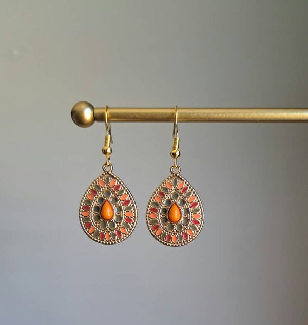 Boho chique orange