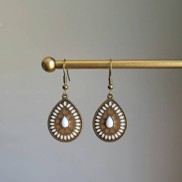Boho brons en wit