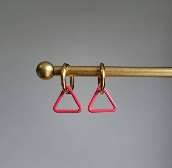 Stainless steel met driehoek