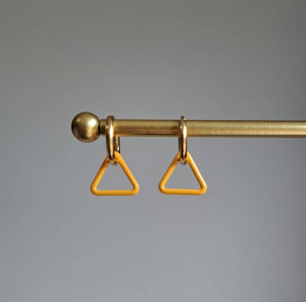 Stainless steel met driehoek