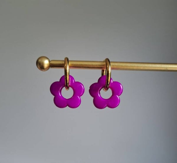 Stainless steel paars-roze